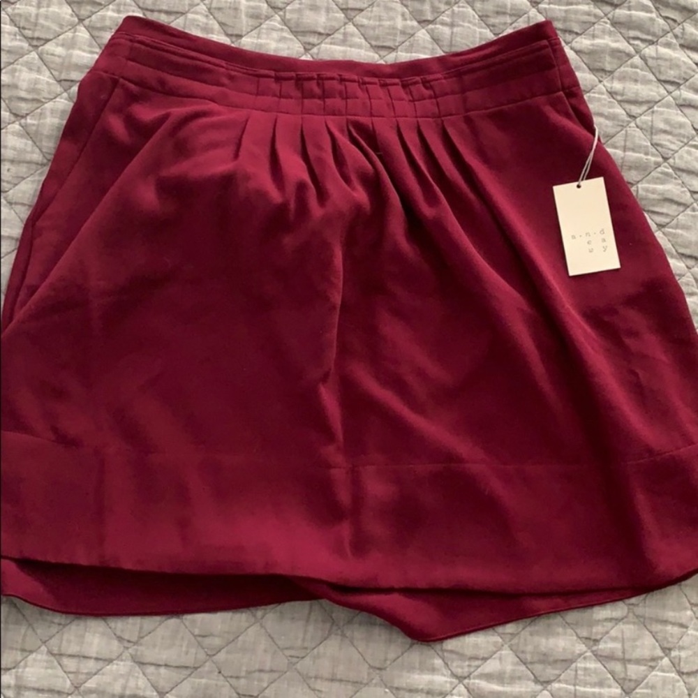 Wild Berry Cinched Skirt